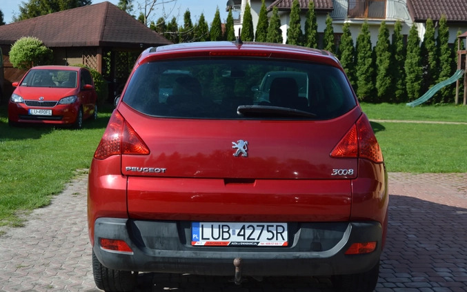 Peugeot 3008 cena 24900 przebieg: 264567, rok produkcji 2010 z Polkowice małe 497